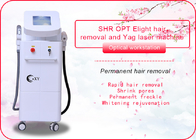 3 In 1 Ipl Rf Elight SHR SHR Hair Removal Machine / Nd Yag Laser Machine